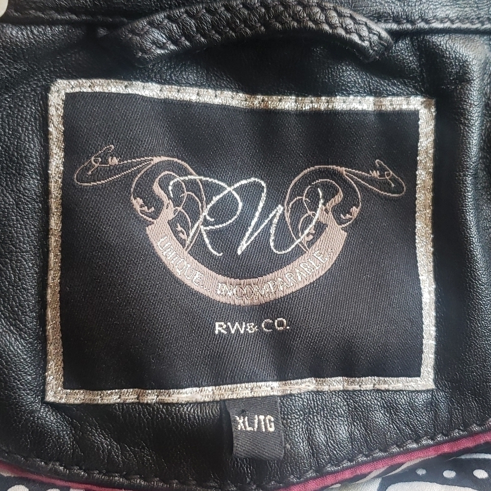 RW & Co  Unique Incomparable Leather Jacket - Picture 10 of 14